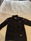 Hard Rock Cafe Authentic Black Zippered And Snaps 100  Cottonjacket Unisex