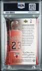 2000 U d  Mj Materials Michael Jordan Game Worn 3 Color Jersey   Suit  250 Psa 