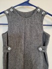 Imp Originals Toddler Gray Wool Romper Long Leg Overalls Pants Vintage Sz 2