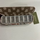 Vera Bradley Large Travel Pill Case Blooming Paisley Nwt