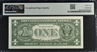 1957b  1 Silver Certificate Star Note Fr 1621  Pmg  Choice Unc 64 Epq