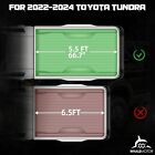 5 5ft 3-fold Hard Truck Bed Tonneau Cover For 2022-2025 Toyota Tundra Waterproof