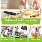 Dough Blender   Pastry Cutter Tool  Stainless Steel Pastry Blender   Bench Scrap
