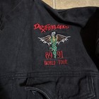 Vintage Motley Crue Dr Feelgood 89-91 Rockware Denim Tour Jacket Size Xl Brockum