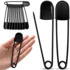 10 Pcs 5  Heavy Duty Safety Pins - Extra Large Stainless Steel For Sewing  Craft