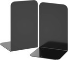 Bookends 1 Pair  Black Metal Book Ends  Heavy Bookends For Shelves  Book Stopper