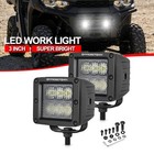 2x 3inch Cree Led Work Light Spot Flood Cube Pods Bar Driving Lamp Offroad Truck