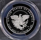 2005-w  100 Proof 1 Oz Platinum Eagle Statue Of Liberty Pcgs Pr 69 Dcam