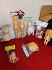 Vtg Lot 8 Fibre Craft Dolls Assorted Sizes genders  All New In Pckg Except One
