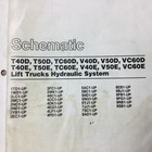Cat Caterpillar T v40d-t v60e Hydraulic System Schematic Fork Lift Truck Manual