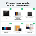 Xtool F1 f2 Material Kit  137pcs  14 Engraving Materials For Laser