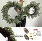 Elegant Christmas Wreaths  24   11-inch Artificial Christmas Pine Wreath Set