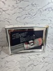 Coors Light Silver Bullet Wall Hanging Mirror Bar Sign 1990 18x13    Vtg Man Cave