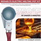 Electric Lead Melting Furnace  Suitable For Fishing Mold Kits