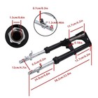 New Complete Front Forks Shock Suspension For Honda Crf50f Xr50 2004-2014 Black