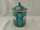 Vintage Chinese Jingdezhen Green Famille Rose Porcelain Teacup Tea Cup With Lid