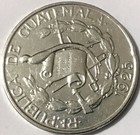 1925 Guatemala 1 4 Quetzal  Km-240 2 Silver