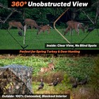 Hunting Ground Blind 360   See Through 2-3 Person Deer Portable Camouflage Blind