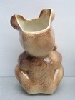 Vintage Royal Copley Bear Cub Planter Figurine W  Lollipop