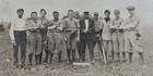 Early 1900 s Original Real Photo Postcard-baseball Team In Uniform-amazing Image