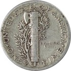 1944 D Mercury Silver Dime F Fine 10c Coin Collectible