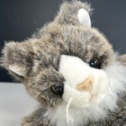 2002 Ty Classic O malley Tabby Cat Plush Toy Brown Cream Soft Fur Pink Nose 13 