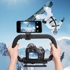 3-shoe Dslr mirrorless action Camera Camcorder Phone Stabilizer