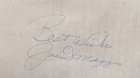 Joe Dimaggio  best Wishes vintage Signed Cut Autographed Page Auto Bas Beckett
