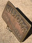 Kustom   s Los Angeles Rare Brass Car Club Plaque Collectable Barris Hirohata 
