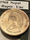 1968 Nepal 10 Rupees - Mahendra Bir Bikram - Fao - Silver Coin W  Plastic Case 