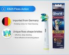 Oral B Floss Action Replacement Brush Heads  4 Count