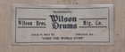 1910 s-20 s Wilson Bros  Mfg  Co  Wilson Drums Chicago 24 x8  Single Tension Bd