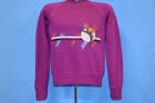 Vintage 80s Op Ocean Pacific Bird Of Paradise Flower Surf Sweatshirt Youth L 
