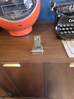 Vintage Metal Domino Flip Number Desk Calendar Month Day Perpetual Mcm