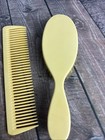 Vintage Antique Celluloid Bakelite Comb Hairbrush Set