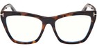 Tom Ford Women s Blue Block Eyeglass Frames W  Clip-on Sun Lens - Ft5971 - Italy