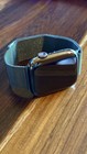 Apple Watch Series 7 45mm Case With Milanese Loop - Stainless Steel   Ceramic