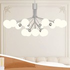 Chrome Sputnik Chandelier 18-light Glass Globe 35 4  Mid Century G9