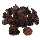 120pcs Natural Dried Lotus Pod Flower Fruit For   Floral Decor Wreath Diy