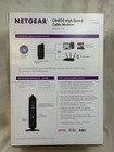Netgear Cm600 Docsis 3 0 High Speed Cable Modem - 960mbps  See Receipt 