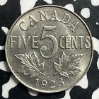 1923 Canada 5 Cents Lot t1470 Nice 