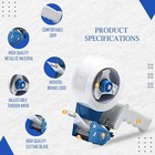Hiravox Handheld Heavy Duty Packing Tape Dispenser Gun 2  White   Blue
