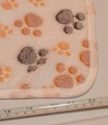 Paw Print Dog Blanket 13 5  l X 22 w