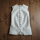 18th Century Off White Waistcoat And Breaches   British Revolutionary War Outfit