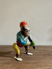 Vintage Tin Wind-up Monkey Toy Made In Us Zone Germany