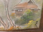 Japanese Antique Silk Painting Oriental Asian Art