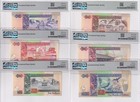 Belize Set 6  2 -50 100 Dollars 2006-20 P 66-71 Superb Gem Unc Pmg 66 67 68 Epq