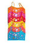 6 Pieces Girls Training Bra Multicolor Ballerina Desingm Cotton Spandex 8-12 Yrs
