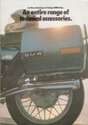 1983 Bmw Motorcycle Accessories Brochure R45 R65 R80 R100 Touring Bags Catalog