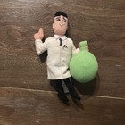Rare Cartoon Network Powerpuff Girls Professor Utonium Plush 2001